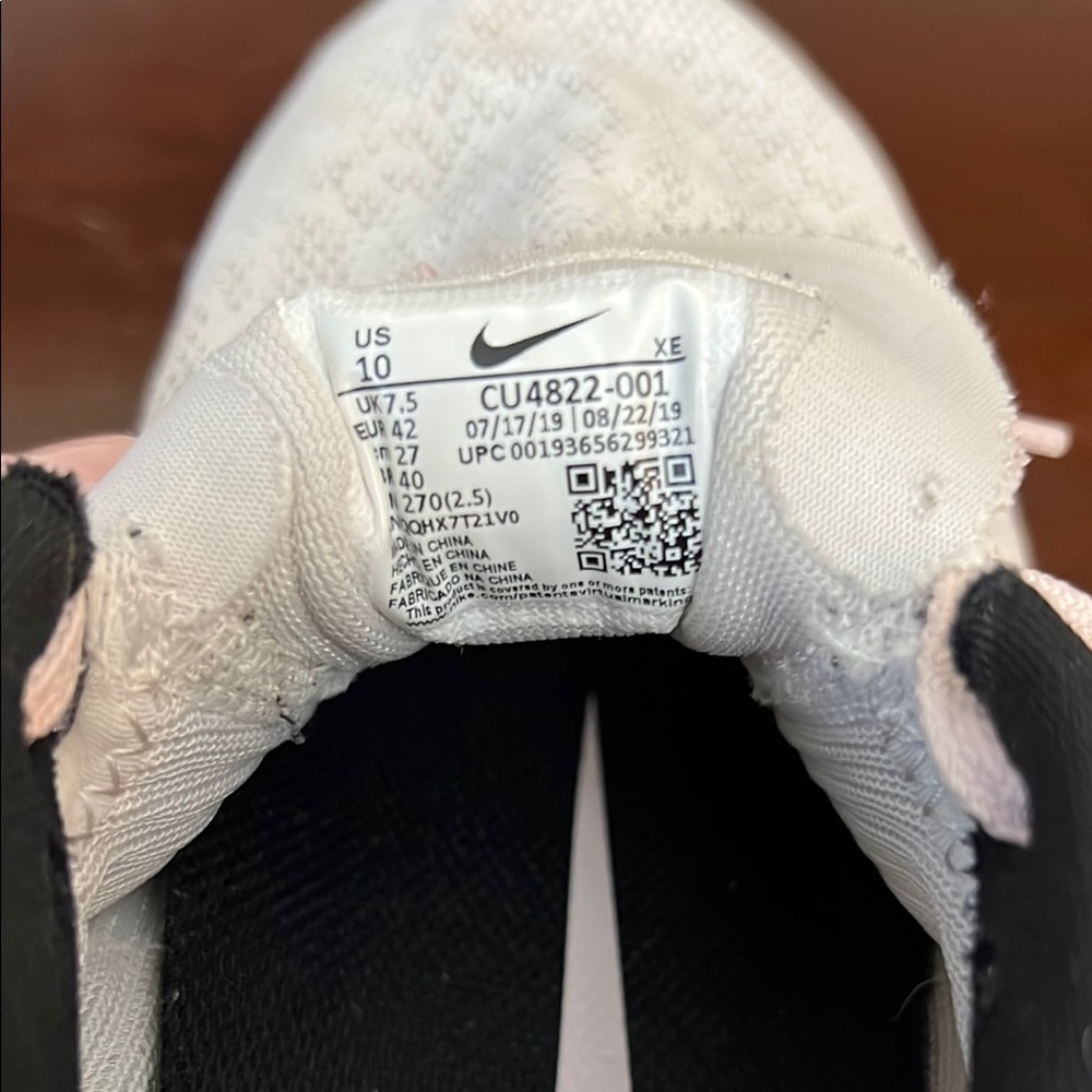 Nike Air Zoom Pegasus Women's Running Shoes - White, Black & Tortoise Swoosh. - Picture 2 of 6